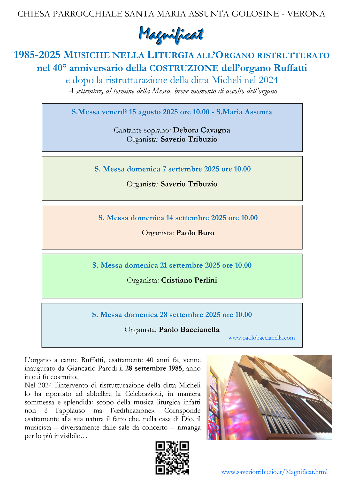 Archivio attività Magnificat
